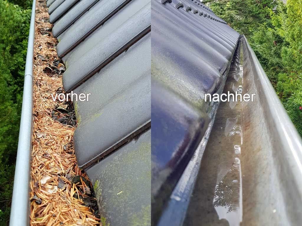 Regenrinnen-Reinigung